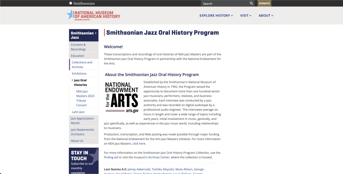 smithsonian-jazz-oral-history-program